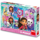 Puzzle 3x55 - Gabby's Dollhouse